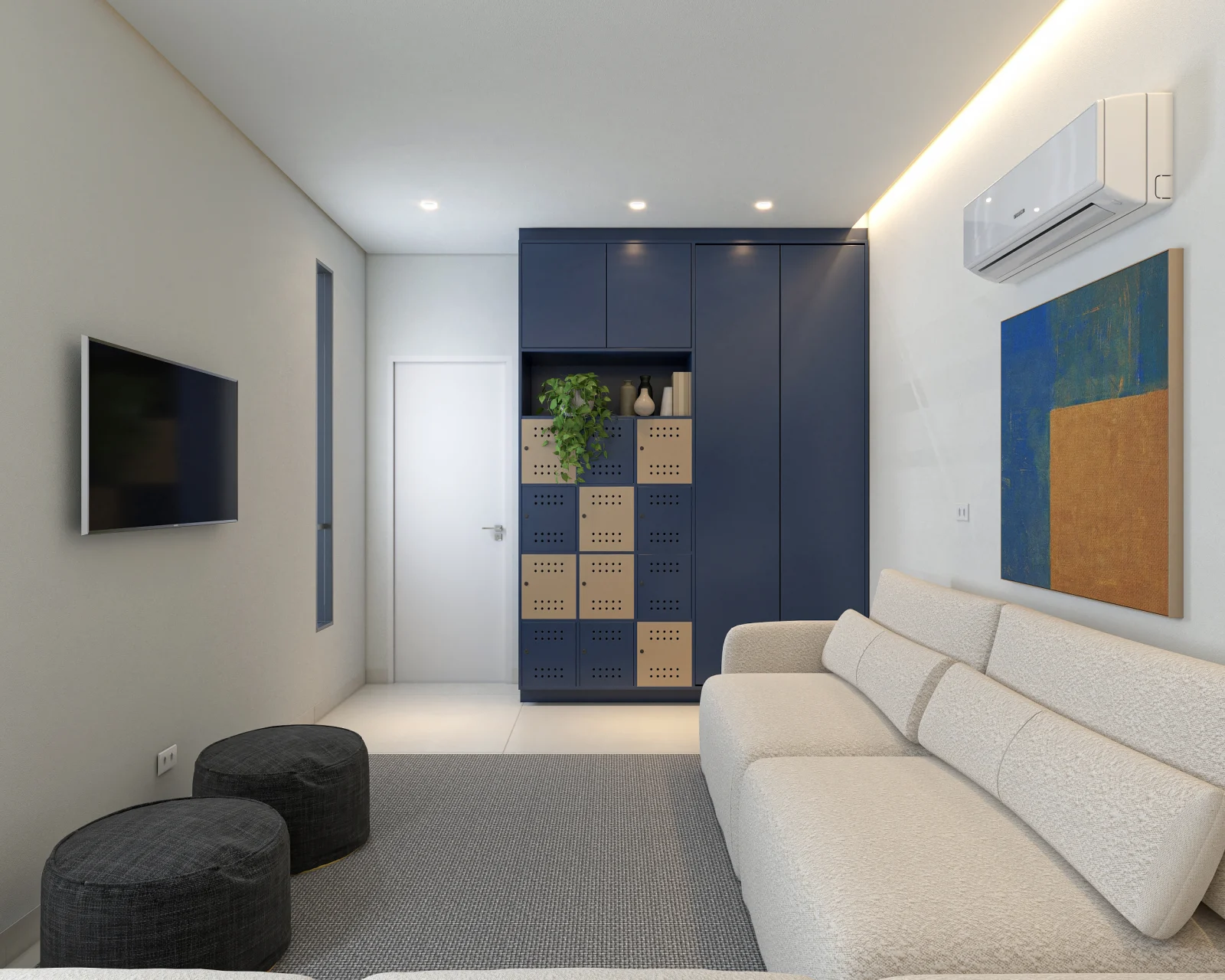 Ambiente interno do projeto Rays Elevadores.